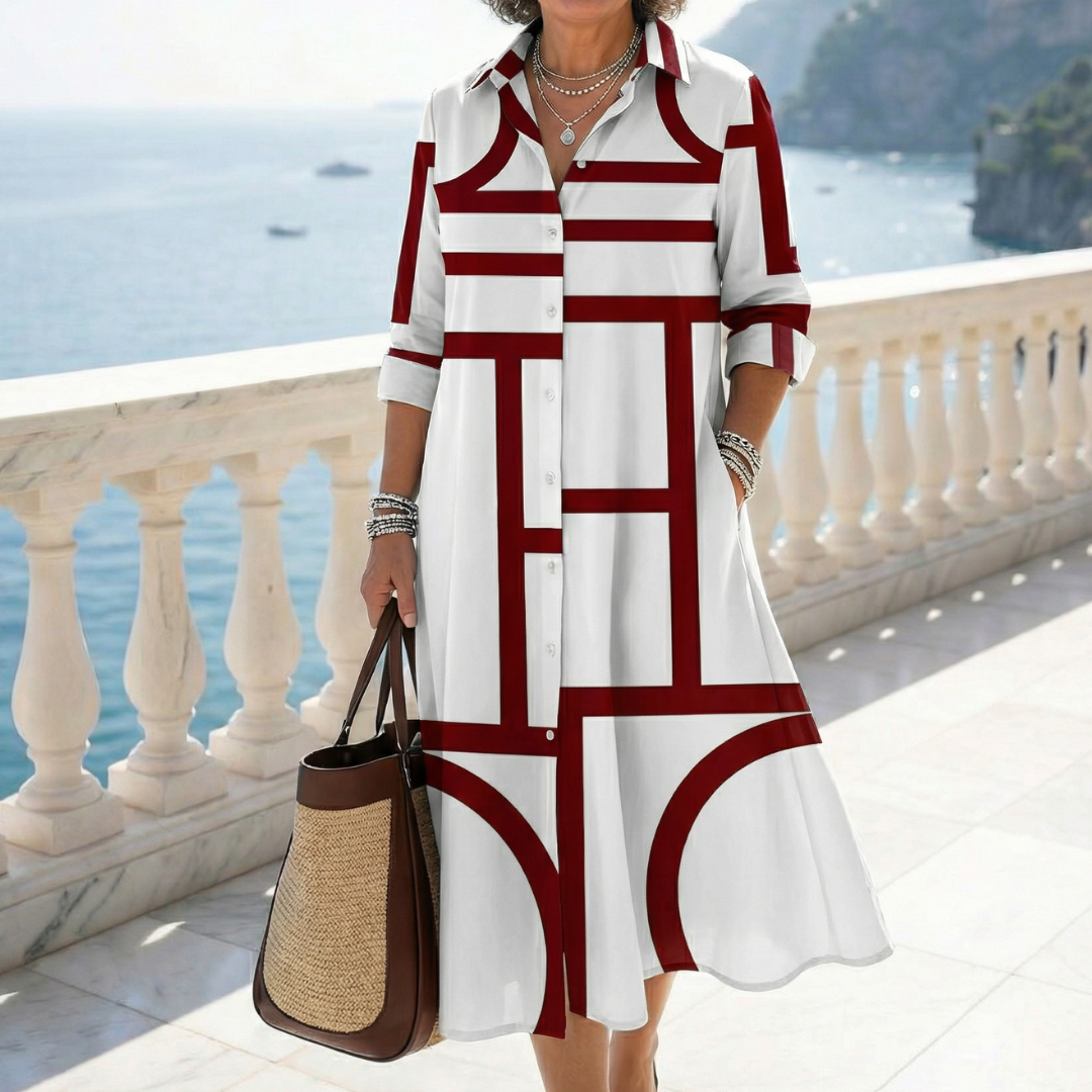 MIRA | EFFORTLESS ELEGANCE KNEE-LENGTH DRESS