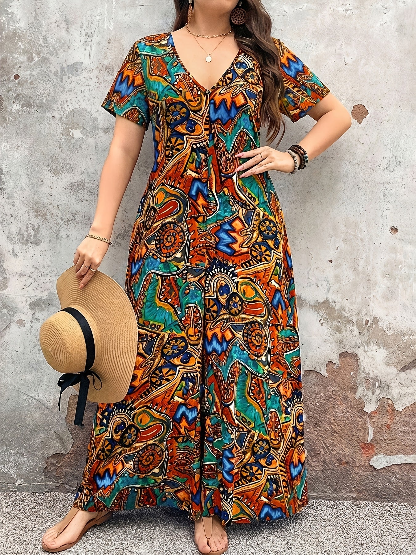 ELLIS | ELEGANT PLUS-SIZE JUMPSUIT