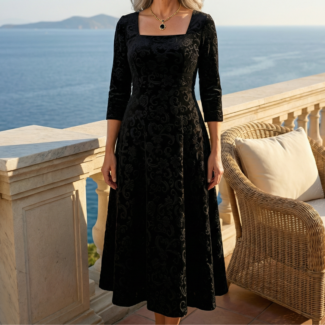 Nicola™ Elegant Velvet Dress